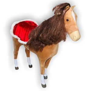 2016 brown American girl doll Christmas horse